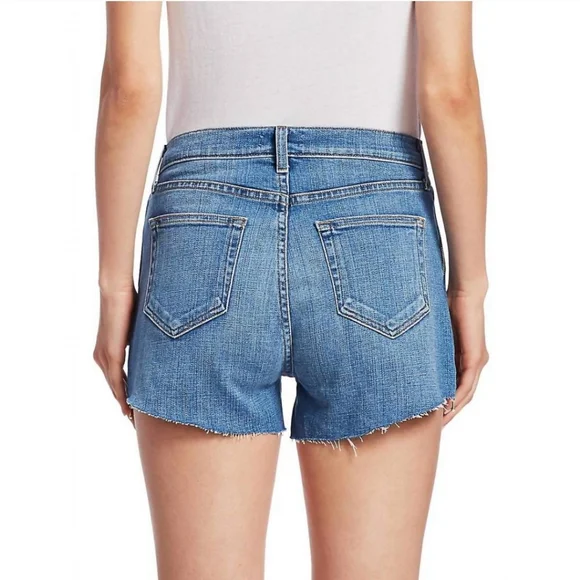 L'AGENCE Ryland High Rise Side Zip Shorts In Sydney Size 27 - Picture 3 of 8